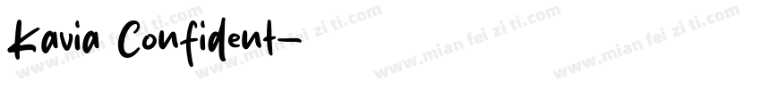 Kavia Confident字体转换
